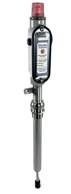 IS-DHK Intrinsically Safe Drum Alarm – High Level, No Feed Tube, Threaded Collar Mount