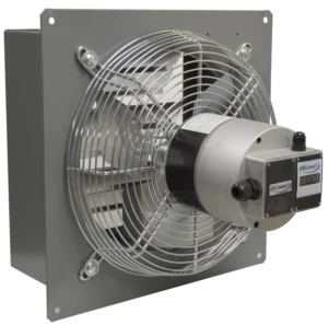 Intrinsically Safe 10-Inch Variable Speed Exhaust Fan with Shutters - 690 CFM Direct Drive (Model: SD10-ECV)