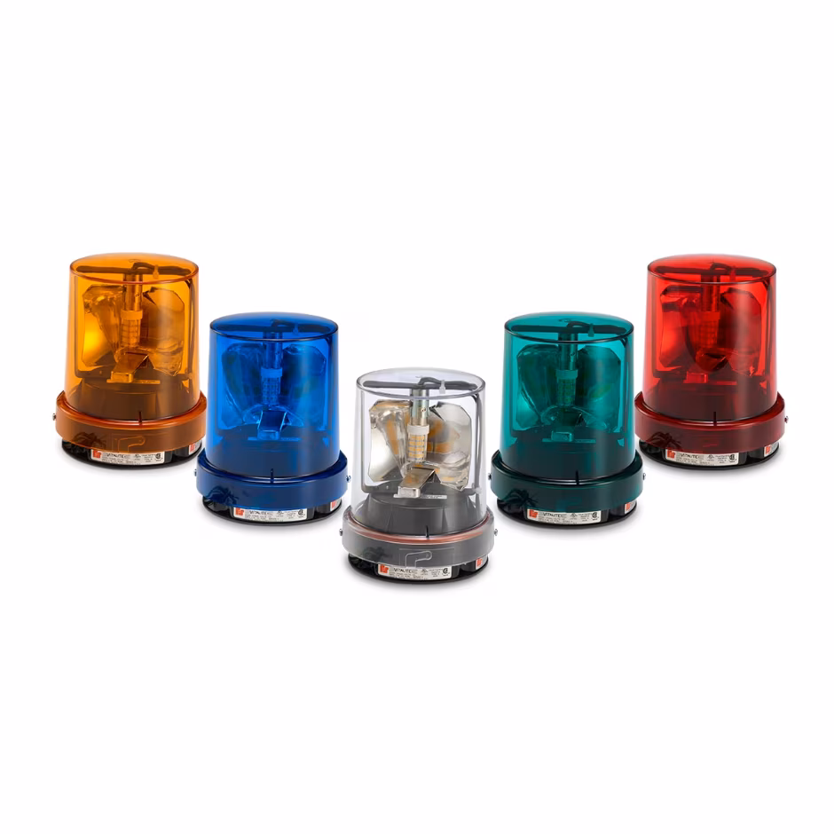 Intrinsically safe 121ALED 120 VDC Vitalite LED Rotating Light
