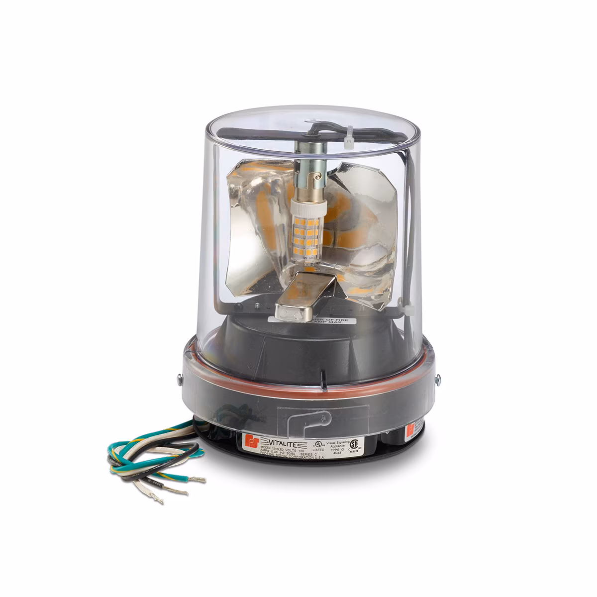 Intrinsically safe 121ALED 120 VDC Vitalite LED Rotating Light - Image 4