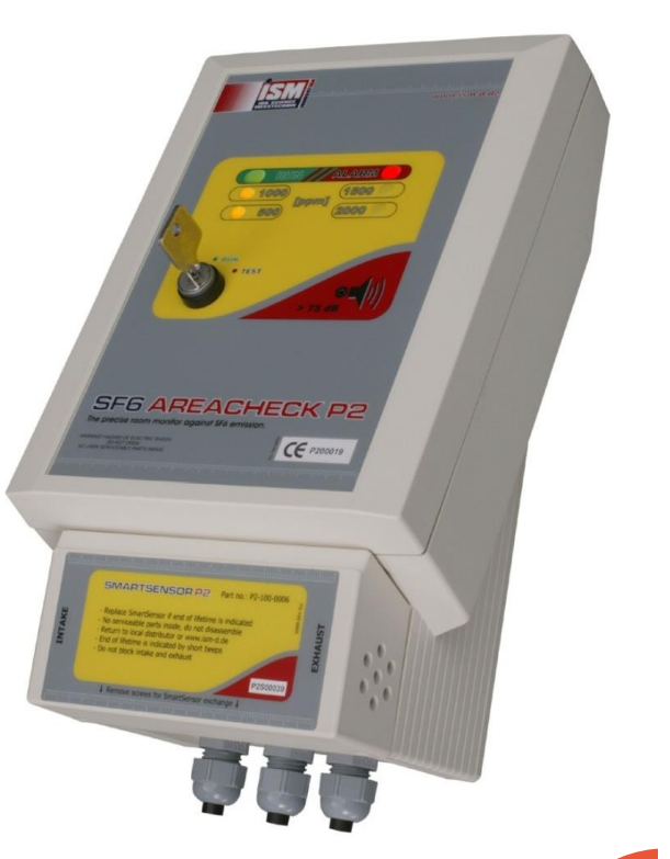 This fixed SF6 gas detector utilities relay output for immediate awareness of detected leaks and presents no cross sensitivity with any other gas or moisture in the air. The SF6 gas detector has a built-in low flow alarm and self-diagnostic testing