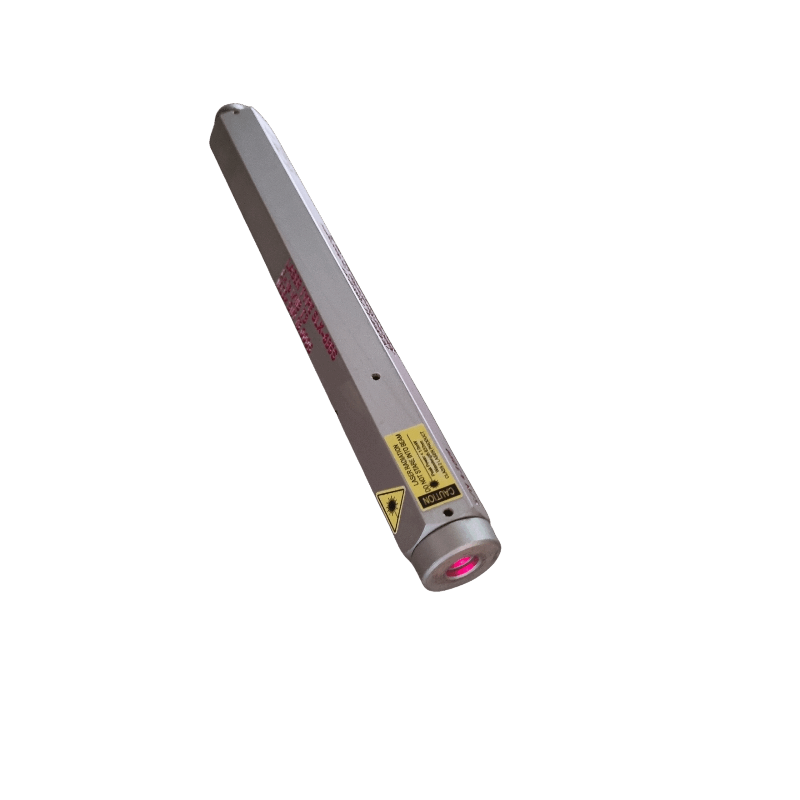 SLX-635S Intrinsically Safe Red Laser IECEx Certified for Mining, Oil & Gas, and Industrial Automation – rugged Class 2 635nm beam with 120m range and AA battery power.