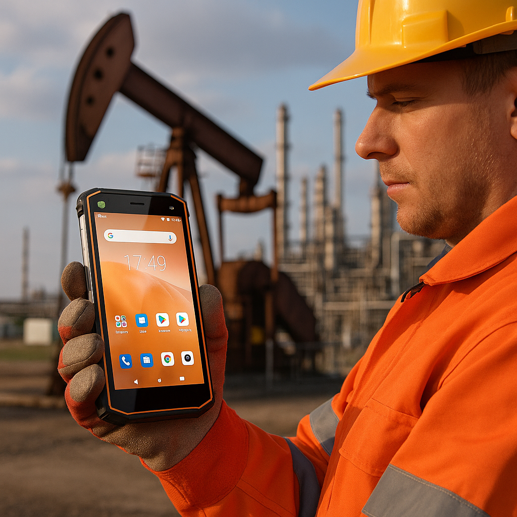intrinsically safe smartphone for oil and gas