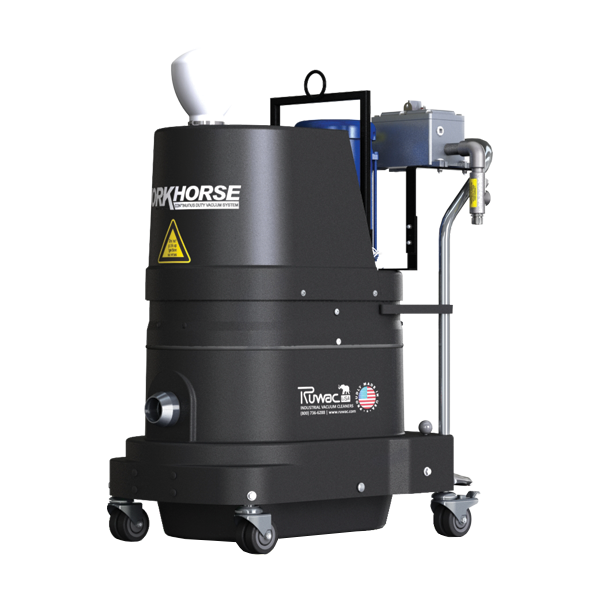 Ruwac P151EX Explosion-Proof HEPA Vacuum with 24-gallon dustpan, 1.5HP motor, 2.75” inlet, and conductive fiberglass housing – Class I Division 1 certified industrial vacuum for hazardous dust collection.