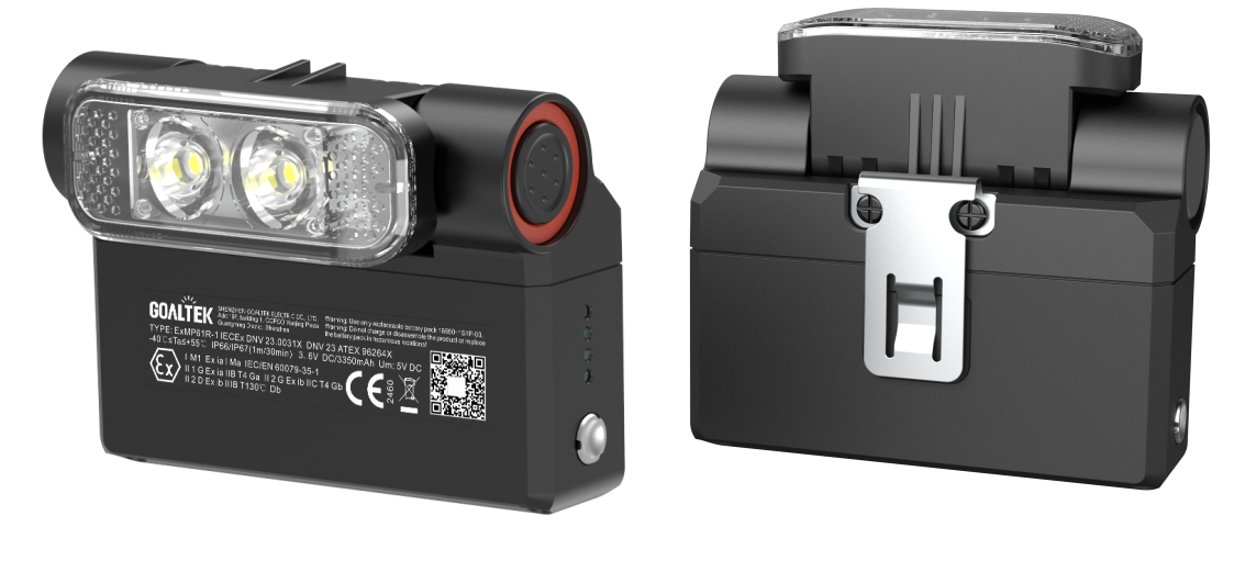 ExMP61R intrinsically safe rechargeable LED headlamp ATEX IECEx Zone 1 C1D1 explosion-proof headtorch for oil and gas workers
