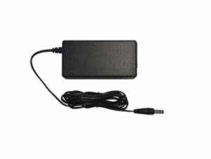 Power supply for the BARTEC SC9EX1 1-slot charging station, showing compact AC adapter with connector cable