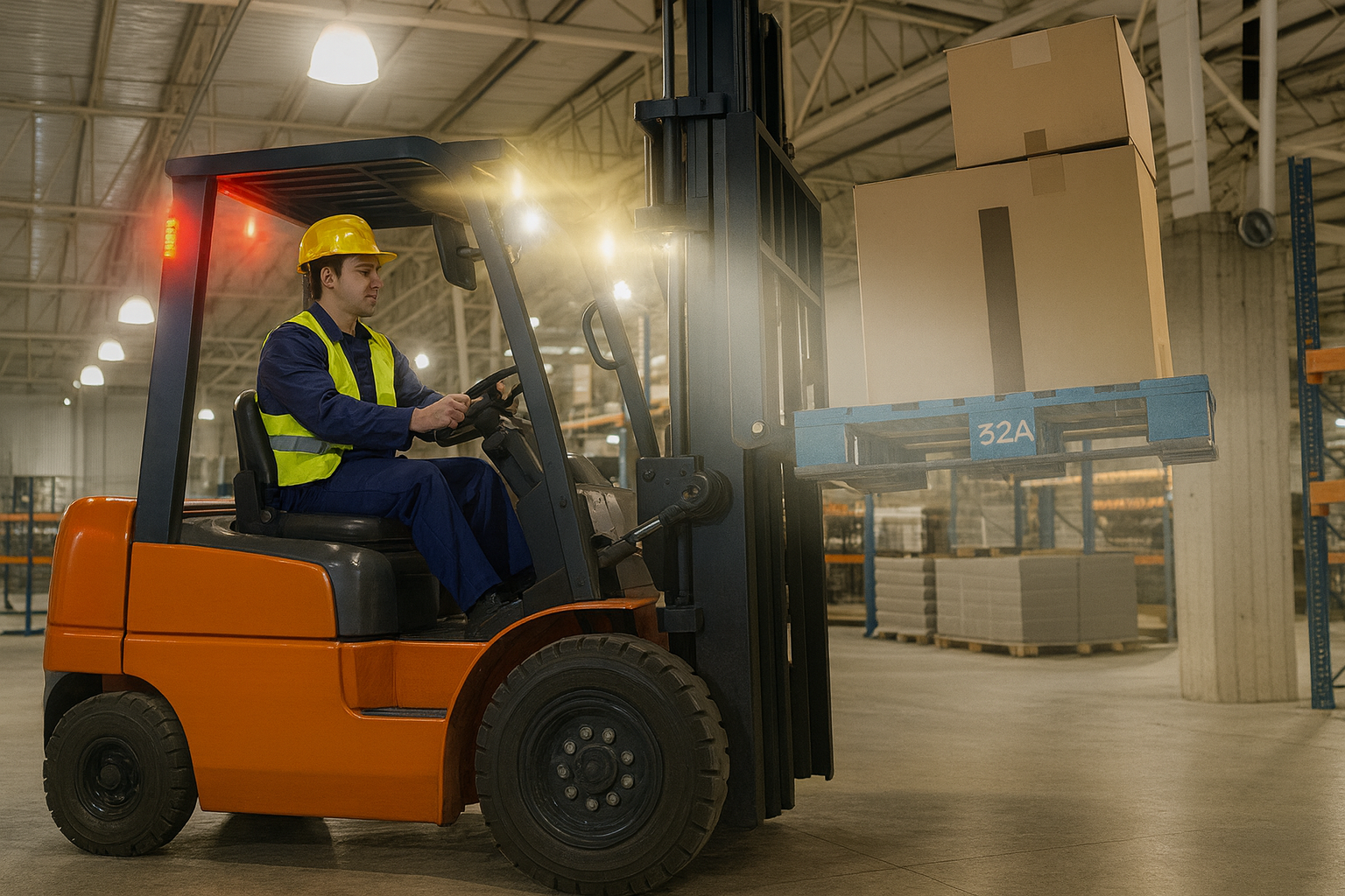 explosion proof forklift lighting