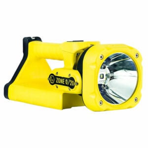 Adalit L-5000Z0 intrinsically safe LED flashlight ATEX Zone 0 IECEx certified industrial torch for hazardous oil and gas environments