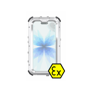 ATEX iPhone 17 explosion-proof smartphone Zone 1 Zone 21 with aluminum enclosure for hazardous oil and gas environments