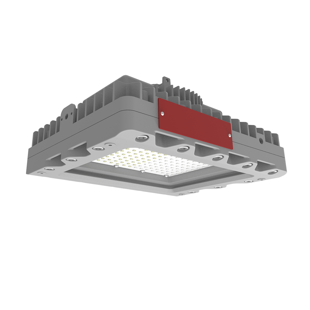 Grinsafe GHSM 60W Explosion-Proof LED Ceiling Light with CJB 3/4 Mount for Class I Division 1 Hazardous Locations