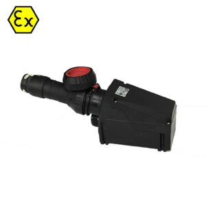 Lampsuite BCZ8060 explosion proof wall mounted plug and socket 63A 5-pin 220-250V IP65 for hazardous area industrial power connection
