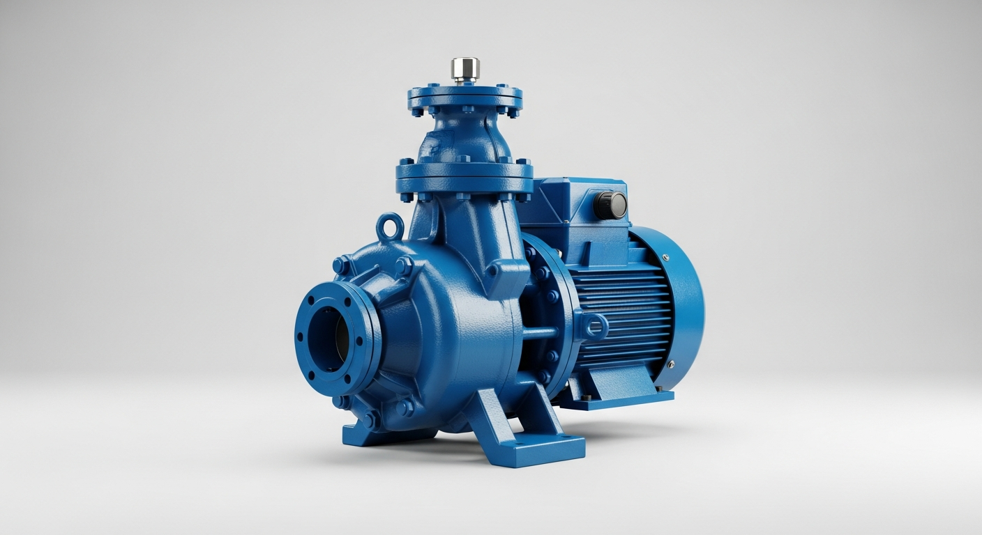 An explosion-proof pump, a critical piece of intrinsically safe equipment for wastewater plants