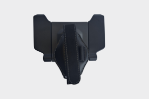 BARTEC kickstand with rotating hand strap and stylus loop for ET60/65EX2 Android tablet.