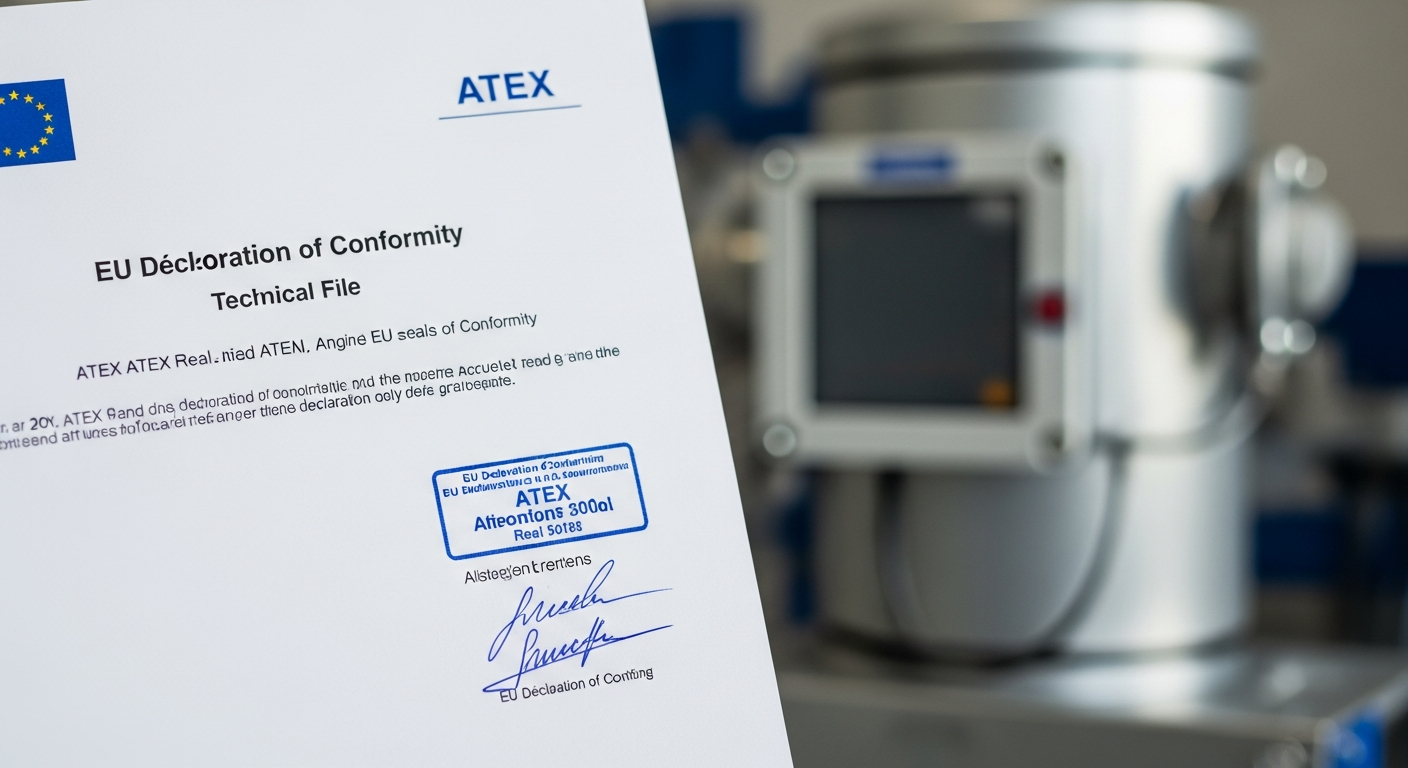 Technical documentation required for the atex certification process for manufacturers