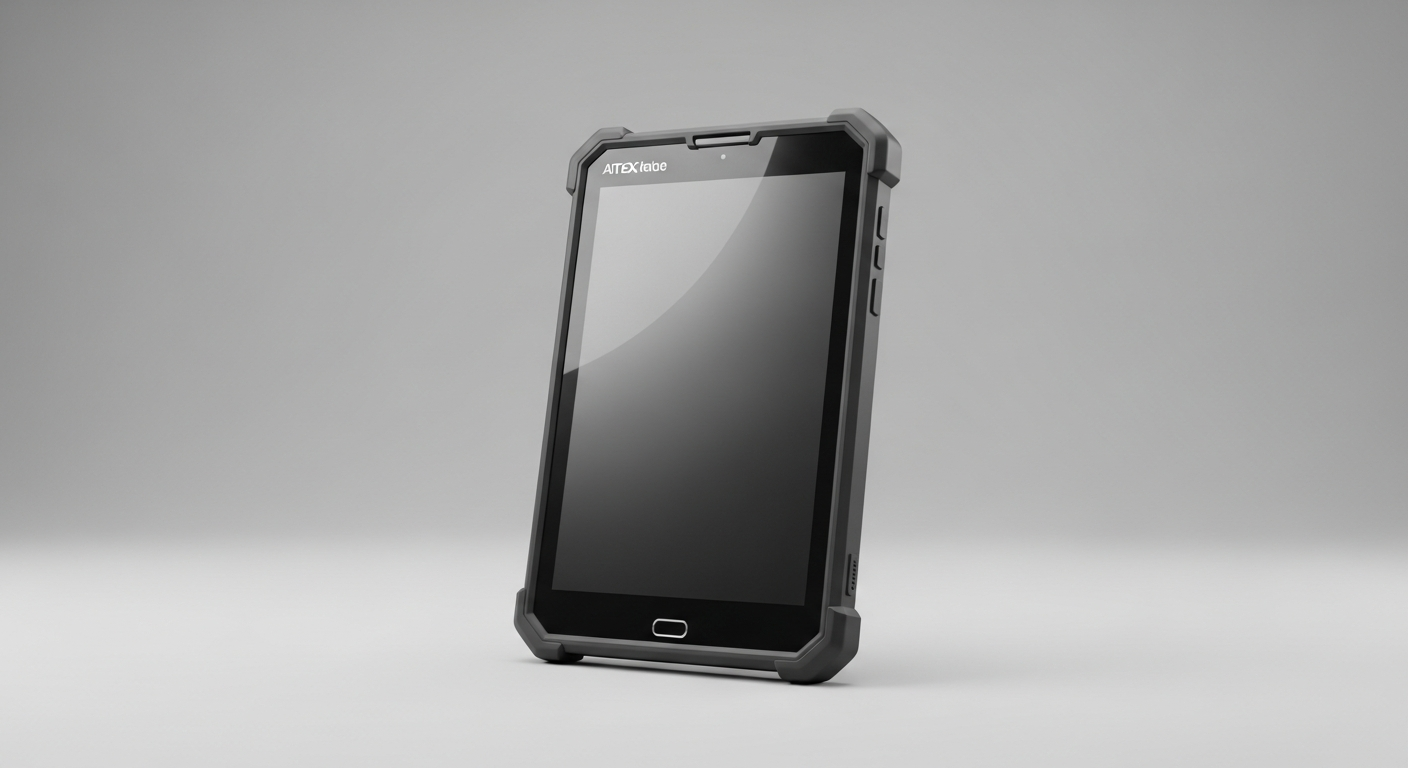 A worker looking to buy an ATEX certified tablet for zone 2 for industrial use.