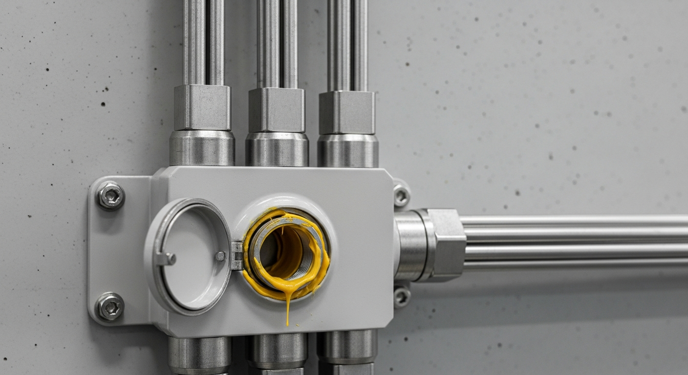 Explosion-proof junction box demonstrating class 1 div 1 wiring standards