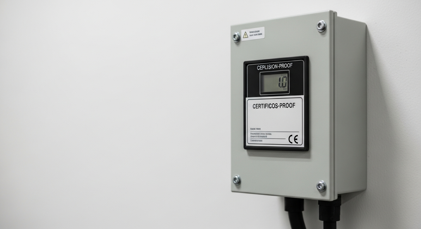 An explosion-proof panel, illustrating nfpa 497 hazardous area classification standards.