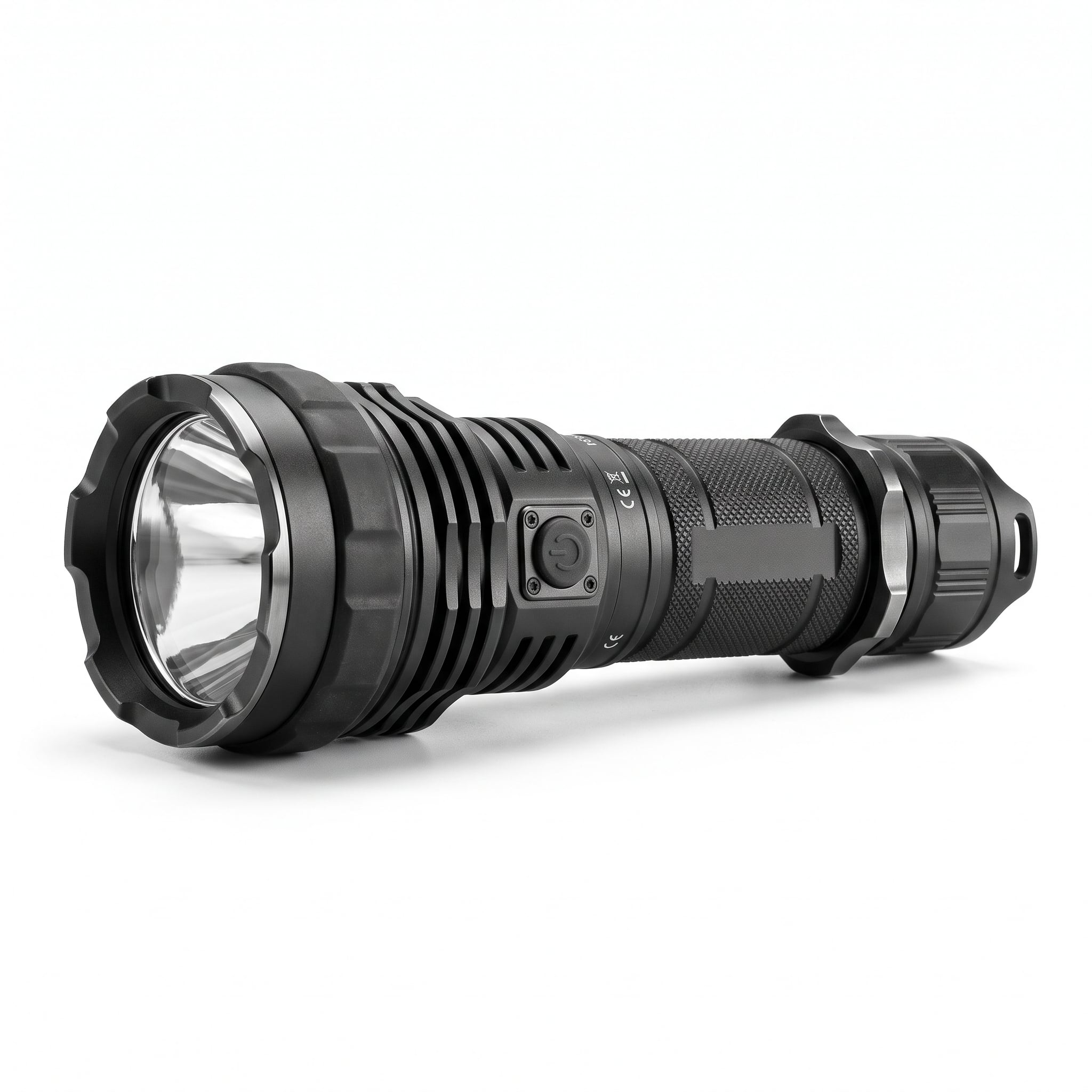 WISDOM Aurora Pro Class I, Division 1 explosion-proof LED flashlight with hard-anodized aluminum body on a white background