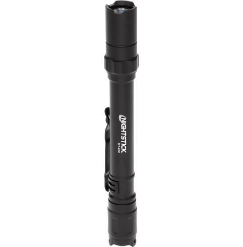 Intrinsically Safe Aluminum Mini-TAC Pro Flashlight - Black - 2 AAA Batteries Nightstick MT-200 Main image