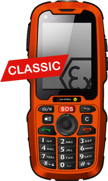 Intrinsically Safe Cell Phone i.Safe Mobile IS320.1 Classic