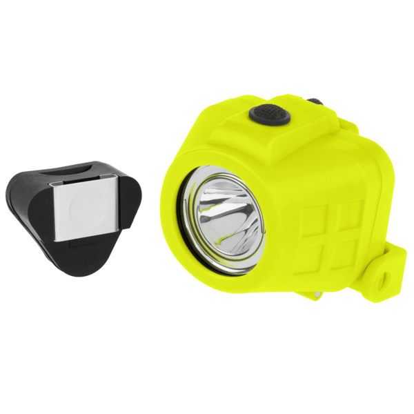Intrinsically Safe Dual-Function Headlamp with Hard Hat Clip wNS-HMC4