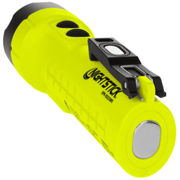 Intrinsically Safe Rechargeable Dual-Light Flashlight wDual Magnets TailMagnet