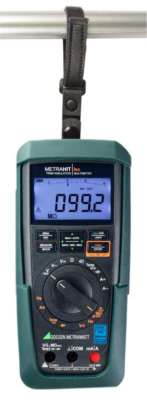 Magnetic Holder and Belt Strap for METRAHIT Multimeters with Rubber Holster