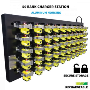 Nightstick Cap Lamp 50 Bank Charging Station Main Image
