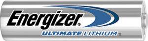 Energizer L91 H4 Ultimate Lithium AA Battery