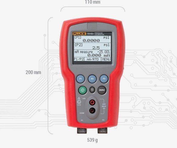 Intrinsically Safe Calibrator Ecom 721Ex Dimensions Calibrator