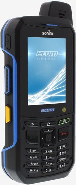 Intrinsically Safe Cell Phone Ex-Handy 09 Ecom Side Front View with Buttons