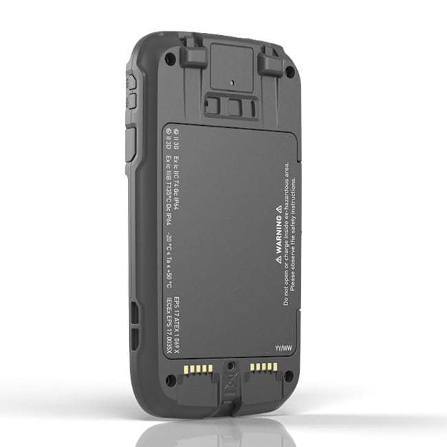 Intrinsically Safe Computer Ecom CT50 -Ex Backside