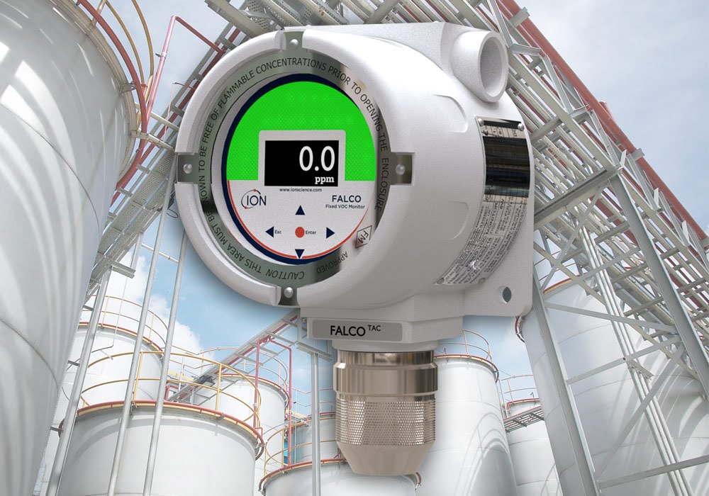 Intrinsically-Safe-Fixed-VOC-Detector-Ion-Science-Falco-TAC-OLED-Screen