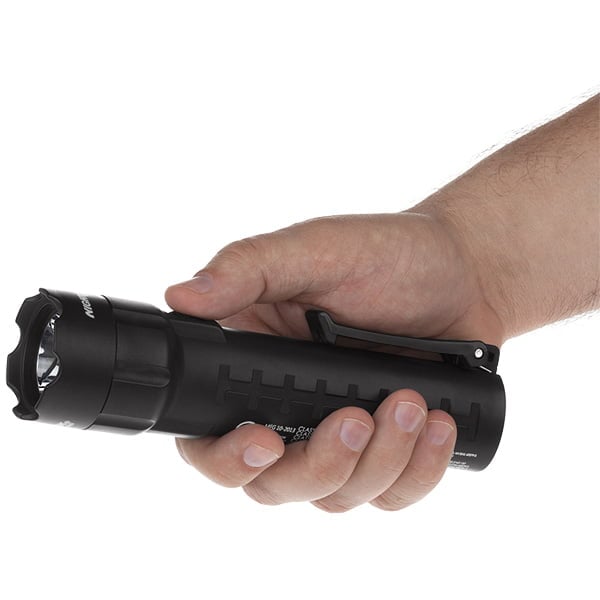 Intrinsically Safe Flashlight Nightstick XPP-5420B Image on hand Flashlight