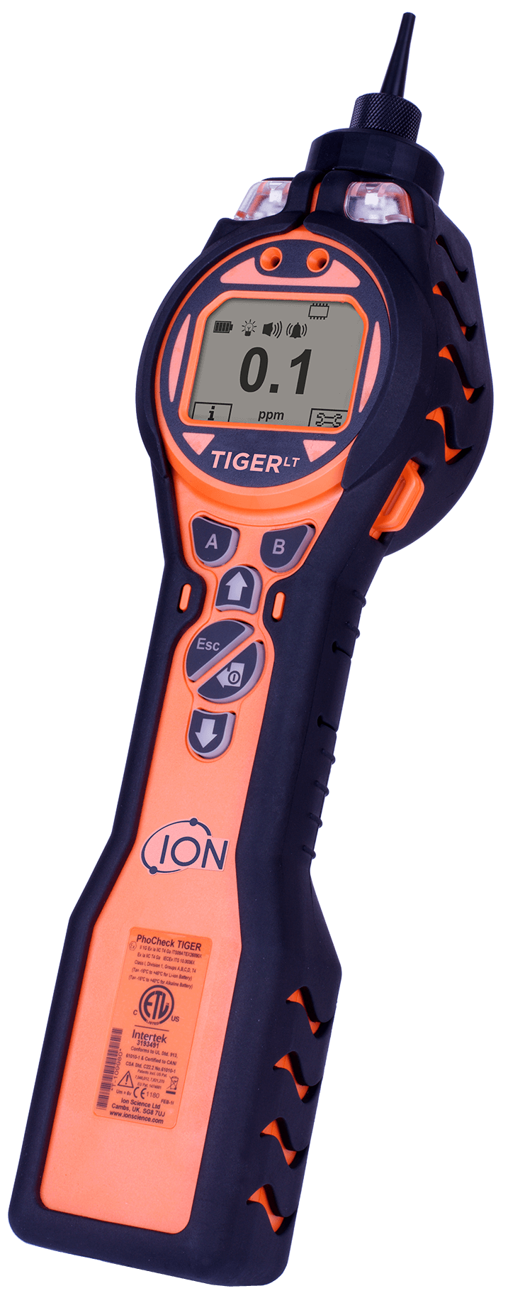 Intrinsically-Safe-Handheld-VOC-Gas-Detector-Ion-Science-Tiger-LT-ATEX-certified