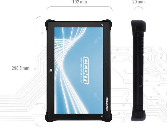 Intrinsically Safe Tablet Ecom Pad-Ex 01 HR D2 Technical Specs