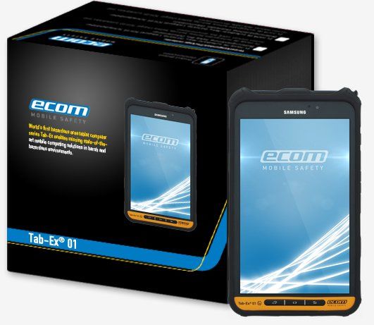Intrinsically Safe Tablet Ecom Tab-Ex 01 Divsion 2 Box