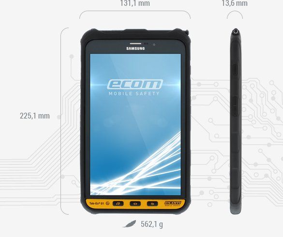 Intrinsically Safe Tablet Ecom Tab-Ex 01