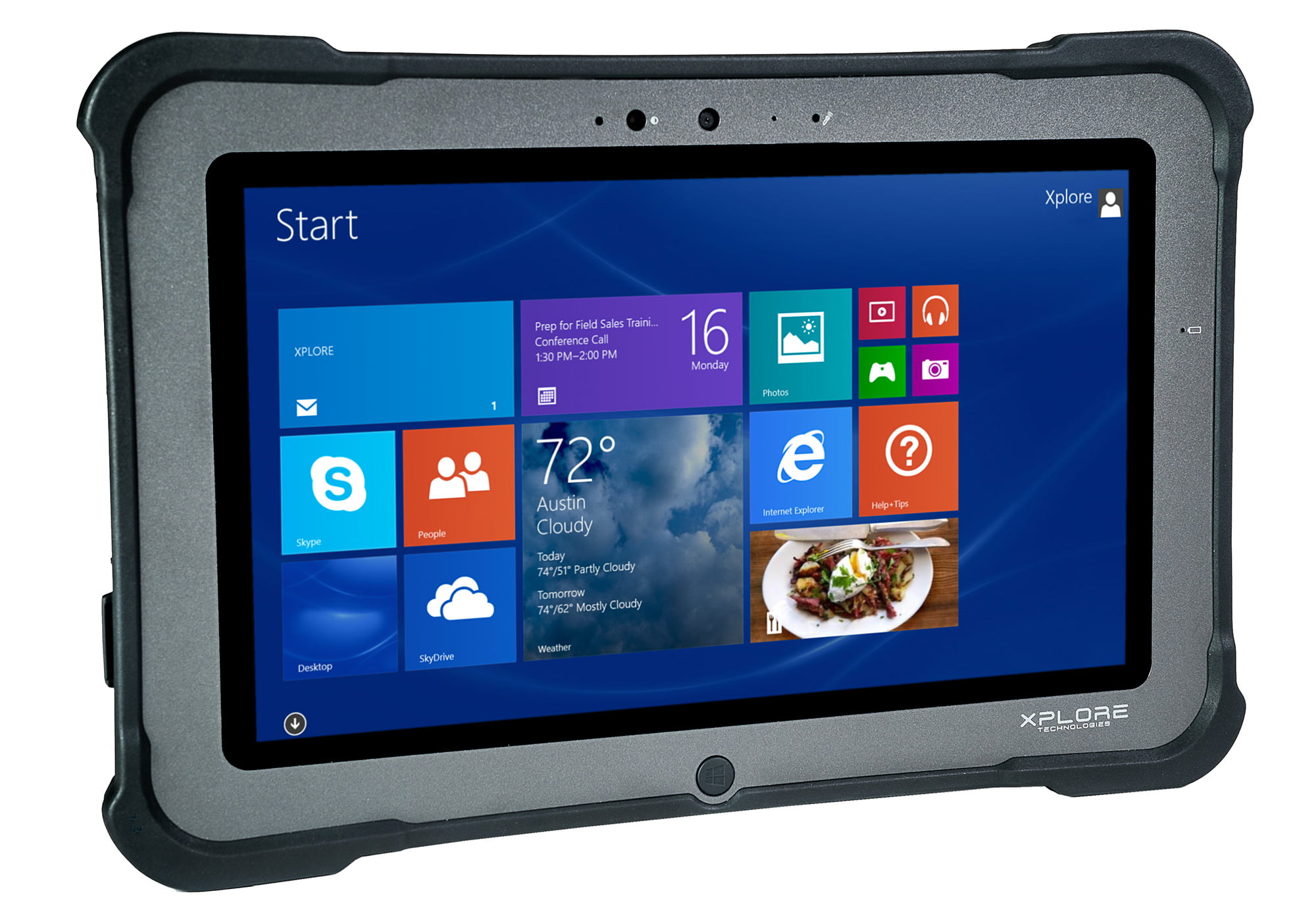 Intrinsically Safe Tablet Xplore Bobcat ATEX Certified