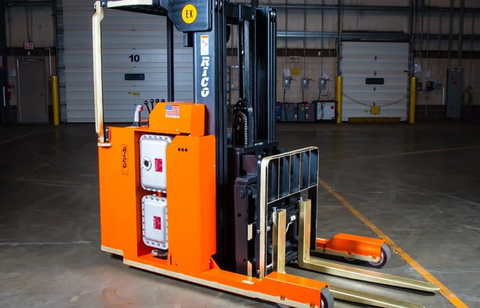 Rico Ex Reach and Straddle Forklift