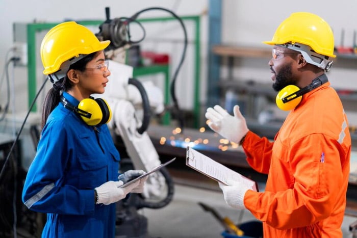 safety compliance specialists conducting thorough assessment