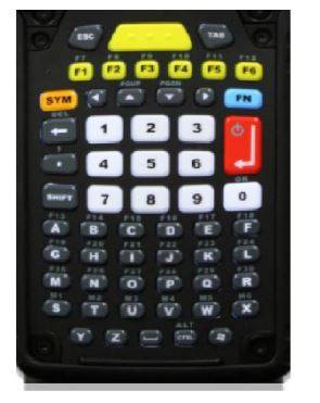 Zebra Omnii XT15 58 Key Keypad Main Image of Keypad